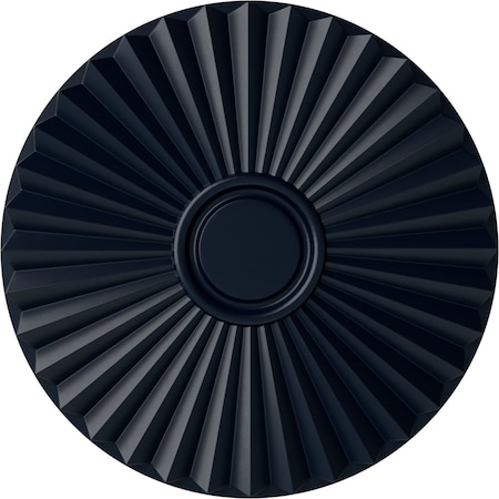 Ekena Millwork Shakuras Ceiling Medallion (For Canopies up to 5"), Hand-Painted Midnight Dream, 19 3/4"OD x 1 3/8"P CM20SHMDF